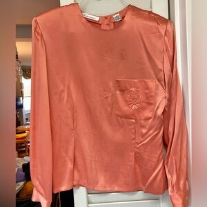 Dana Buchman Coral Blouse